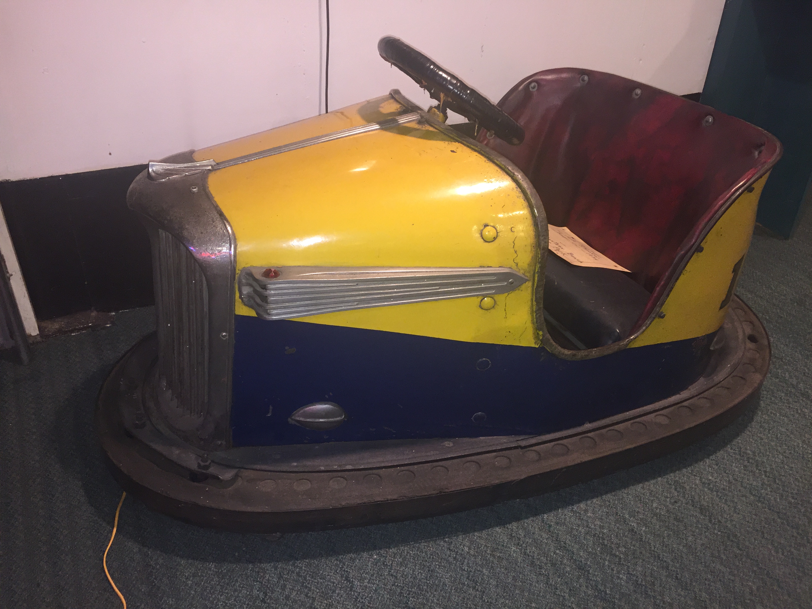 1936 Original Lusse Auto Skooter Bumper Car NEW PRICE! Dobson